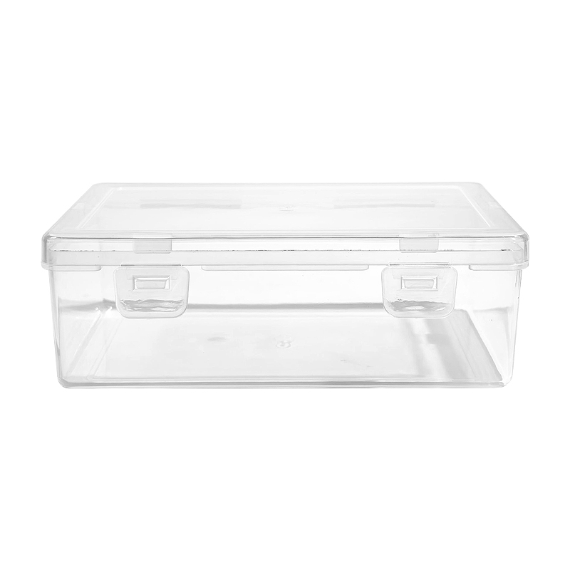 卡片收纳盒A1pq808-小卡收纳盒卡片卡盒翻盖透明卡牌收纳盒整理盒 - 图3