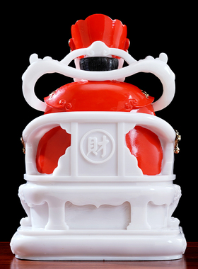 圆通缘财神爷佛像八方摆件供奉