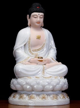 白玉释迦牟尼佛像汉白玉