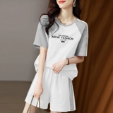 Весенняя летняя одежда для спортзала, спортивный костюм для отдыха, комплект, 2024 года, для бега, большой размер