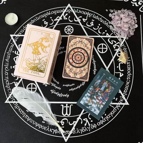 韦特塔罗正版经典韦特卡牌全套PVC防水初学者入门卡牌游戏高颜值 - 图1