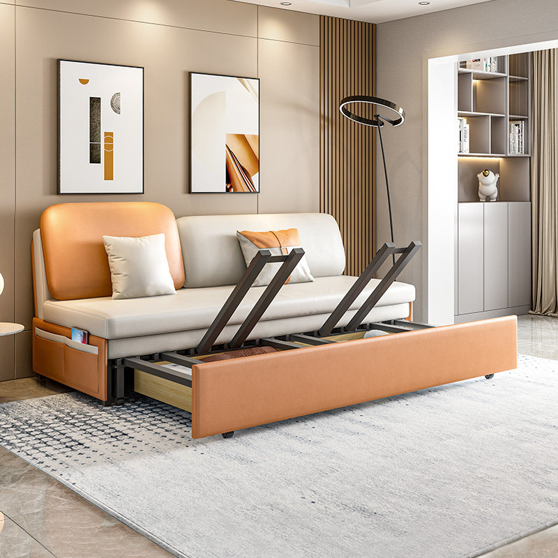 现代简约小户型客厅书房折叠沙发床 以梵沙发床