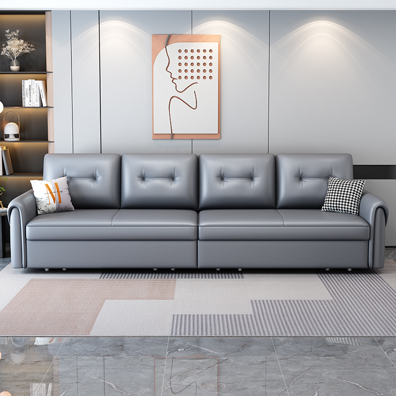 2024新款科技布沙发床折叠伸缩两用储物多功能小户型客厅直排当床