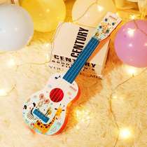 New playboy Yukri Childrens small guitar toy instruments beginners can play boy childrens children Bao