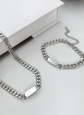 chenxi新款钛钢项链男土酷蹦迪