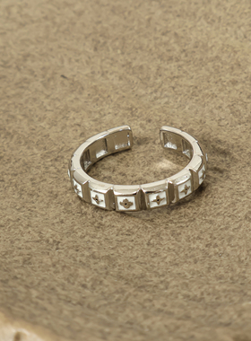 新款圆珠ins风戒指女小众设计感高级轻奢气质食指戒时尚个性指环