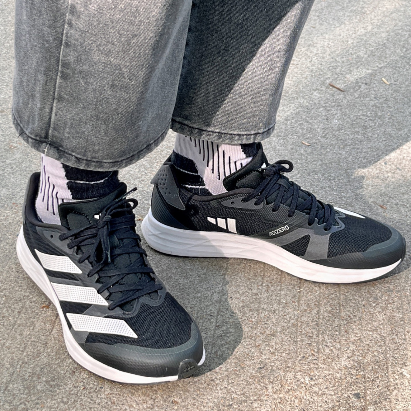 可以体育 阿迪达斯adidas Adizero RC 4舒适百搭网布织物跑步鞋