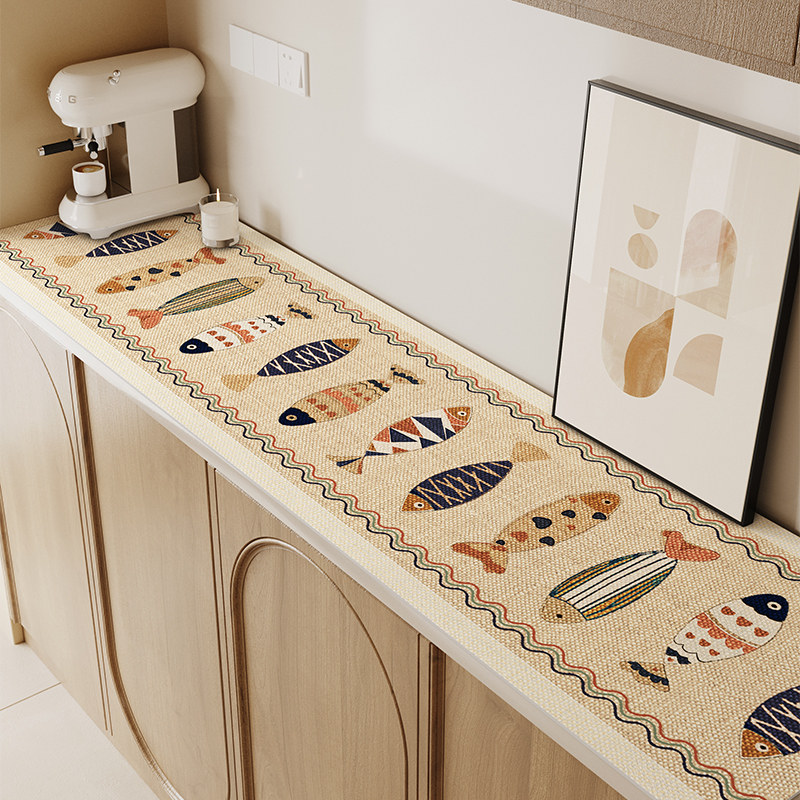 卡通餐边柜垫玄关鞋柜保护垫防水皮革桌垫电视柜桌面垫子定制新款,淘宝优惠券,粉丝福利购,淘宝优惠卷