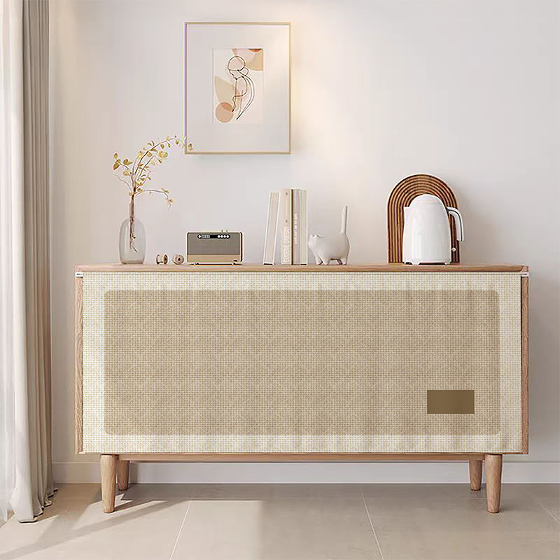 侘寂猫柜子遮挡帘杂物橱柜防尘帘子置物架鞋架遮丑帘免打孔门帘,淘宝优惠券,粉丝福利购,淘宝优惠卷