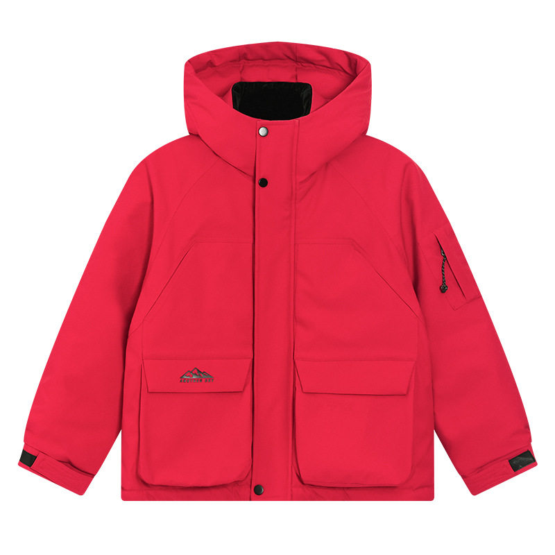 男童冬装户外三防红色冲锋衣羽绒服2025新款儿童加厚防寒工装外套,淘宝优惠券,粉丝福利购,淘宝优惠卷