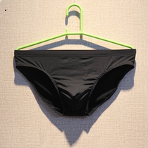 Mens underwear thin section soft and smooth ice silk triangular underpants male speed dry low waist one-piece breathable youth triangular underpants