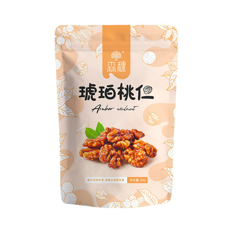 森稞琥珀核桃仁98g*2袋袋装果仁 森稞核桃仁