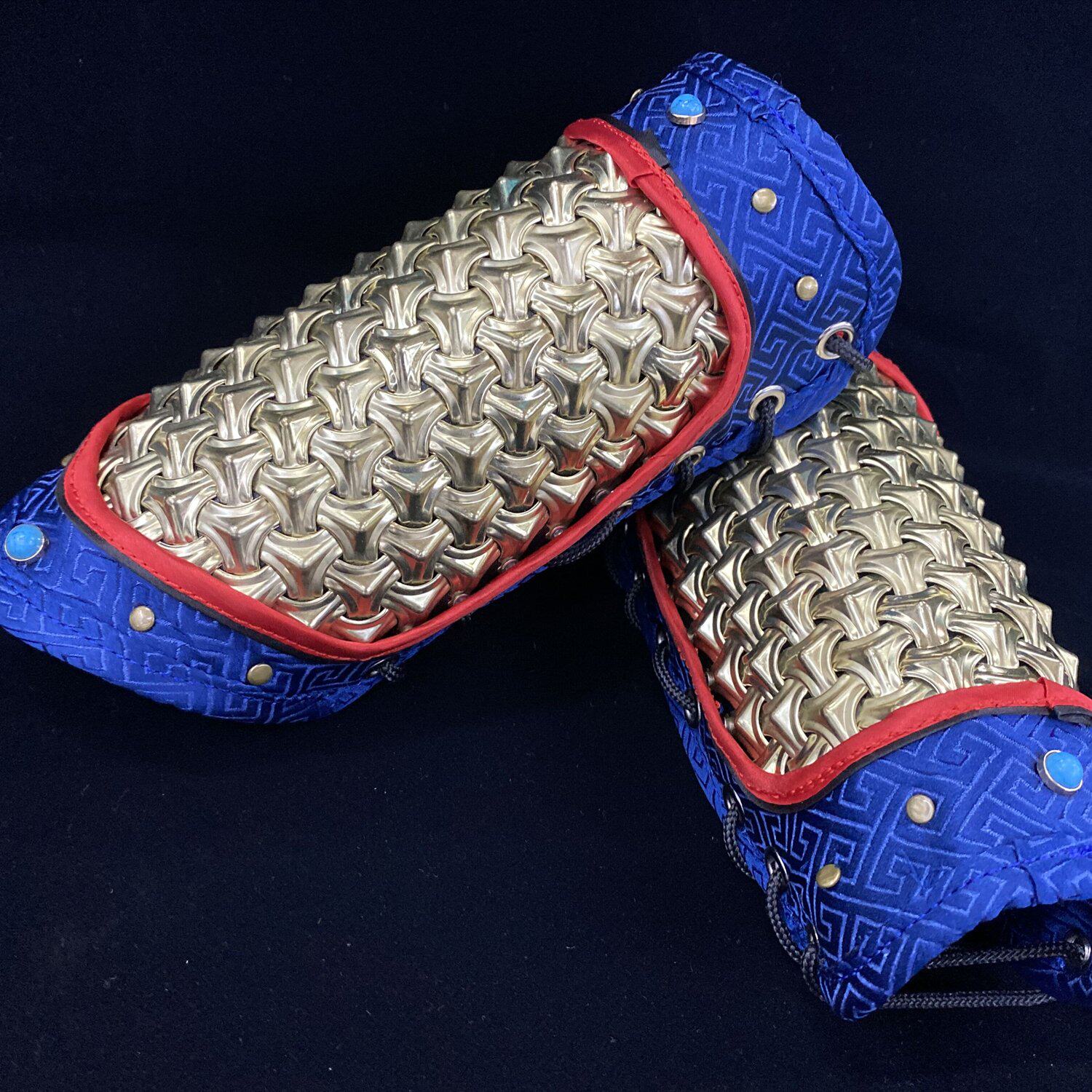 南山韵味汉服锦衣卫飞鱼服山文甲甲胄护臂护腕贴里曳撒配饰骑射装u 找特价