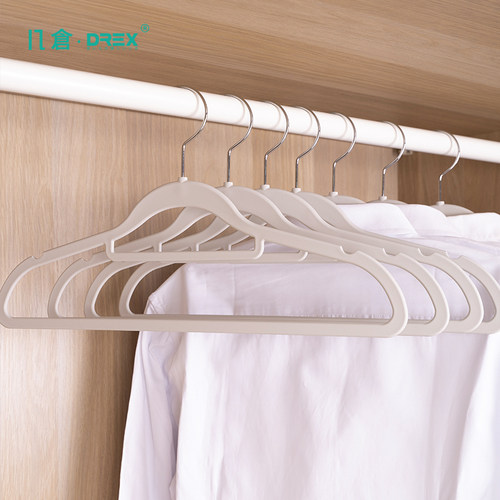 几仓无痕衣架家用挂衣撑防滑不起包防肩角晾衣服架衣柜超薄晾挂架 - 图0