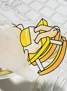 小红书懒羊羊摇摇乐亚克力卡通透明立牌可摇动立体高颜值桌面摆件