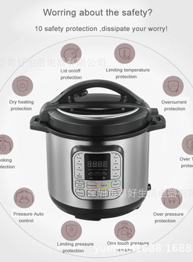 美规110V6升电压力锅1