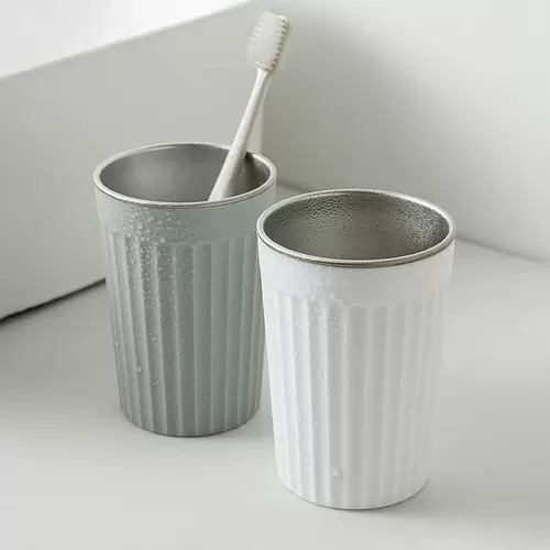 Японский ополаскиватель для рта из нержавеющей стали для домашнего использования, детская зубная щетка для влюбленных, простой и элегантный дизайн