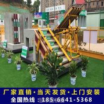 Handsome Strong Foshan Engineering Work Method Crafts Construction Site Quality Boilerplate Lead Road Display Area Construction Quality Sample Room