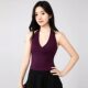 ເສື້ອກິລາຮັດຄໍ V-neck cross back Slimming with pads