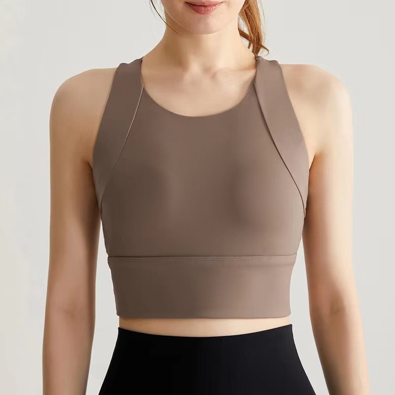 专业高强度瑜伽背心一体式胸垫运动内衣透气聚拢跑步健身背心,淘宝优惠券,粉丝福利购,淘宝优惠卷