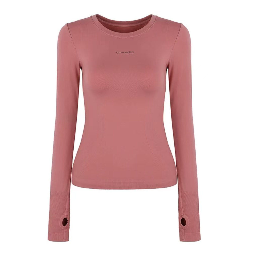 秋冬爆款运动上衣女紧身长袖速干瑜伽服跑步训练打底T恤健身衣,淘宝优惠券,粉丝福利购,淘宝优惠卷