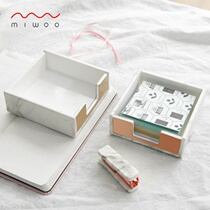 Marble Stationery Creative Marble Textured Table Convenience Stickbox Convenience Stickbox Table Small Item Containing box
