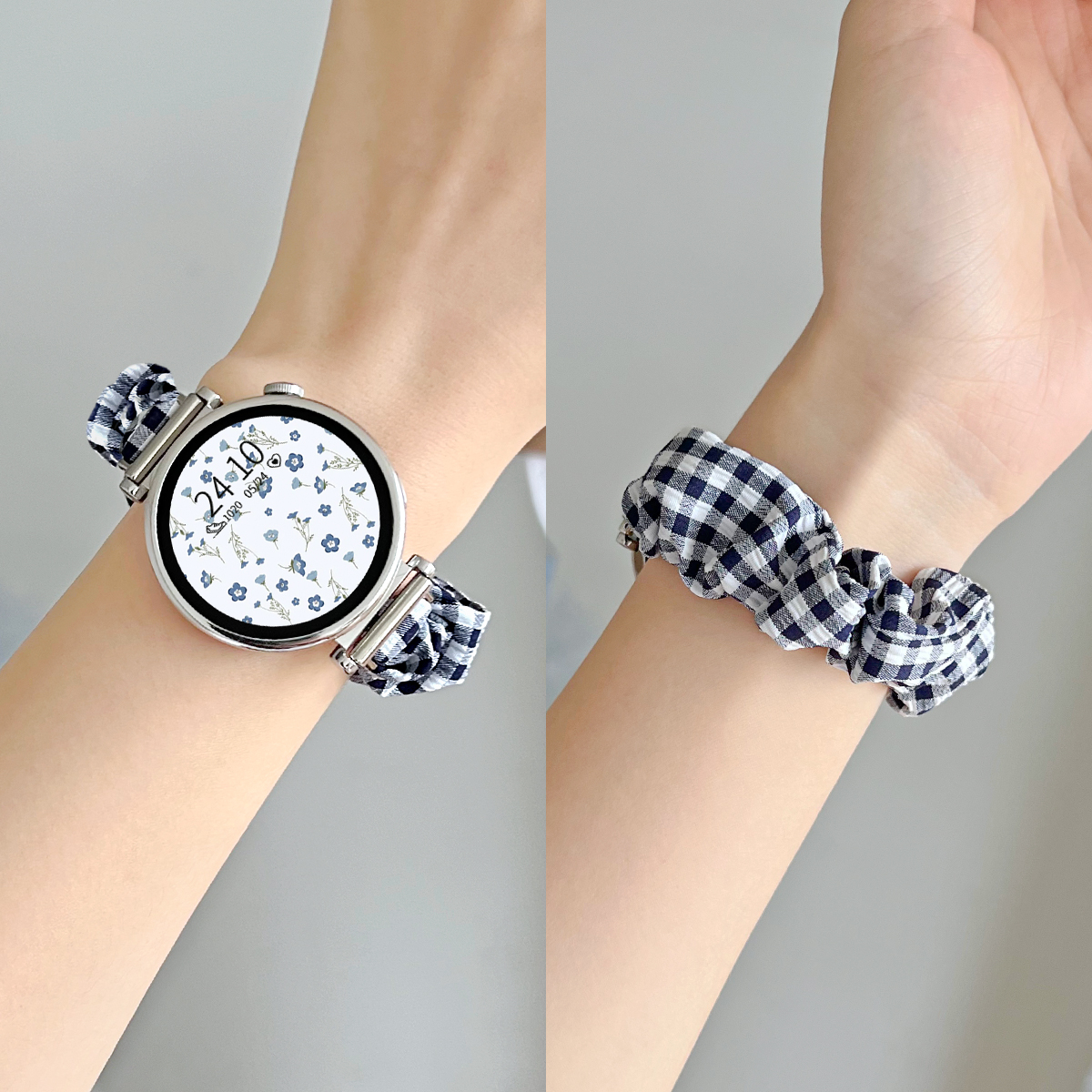 适用小米watchs4手表带链新款发圈s3智能手表xiaomi watchs2创意表链夏天s1运动color女款手链41mm小香风女生 - 图2