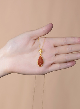 气质女士百搭吊坠套链