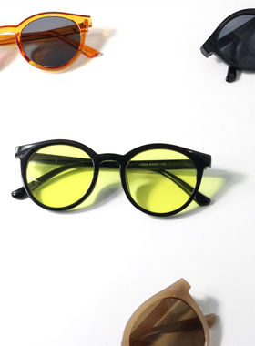 过时墨镜uv400简约百搭潮情侣配