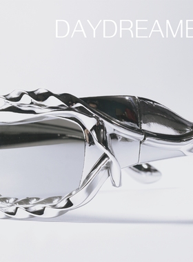 雕塑风格扭曲UV400小众太阳眼镜