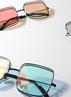 工业风太阳眼镜炫彩反光uv400