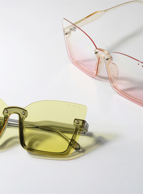 蝶形铆钉元素独特颜色潮太阳眼镜