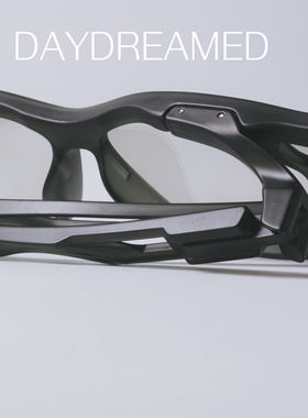 赛博朋克UV400连体机能风墨镜