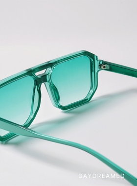 飞行员式薄荷绿色小众太阳眼镜