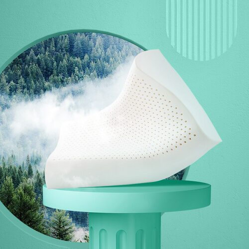 自然醒乳胶枕头泰国一对套家用天然护颈椎助睡眠专用单人记忆枕芯 - 图1