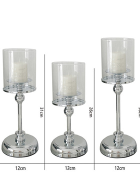 网红复古风蜡烛台浪漫烛光晚餐道具简约家居装饰品样板间软装