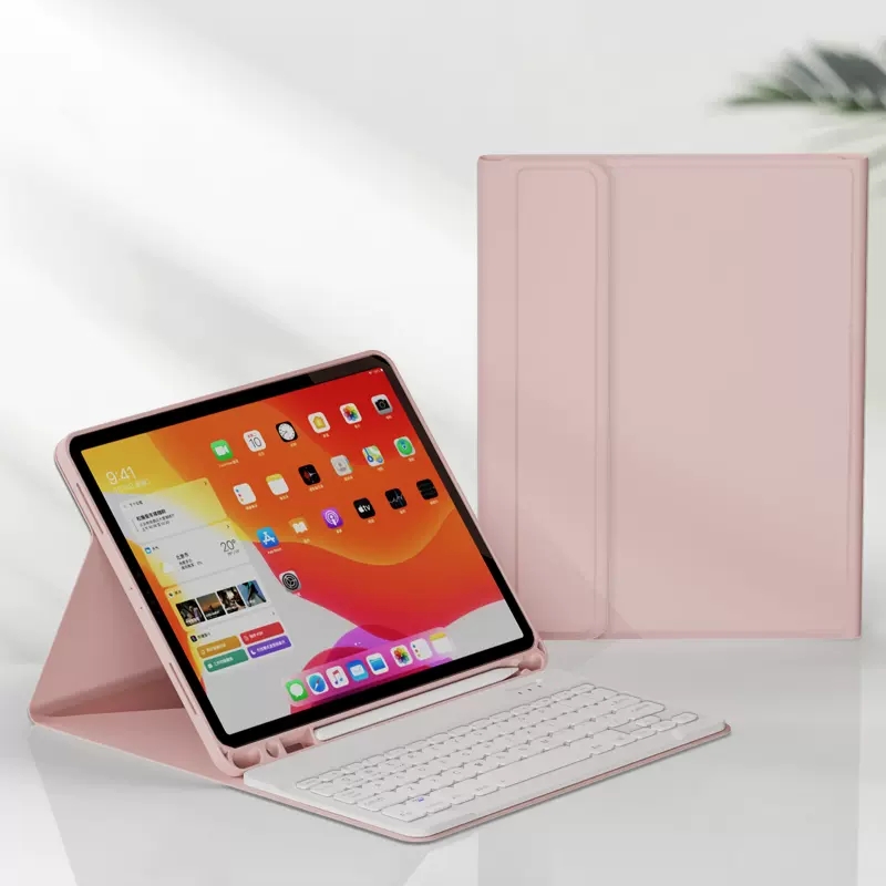 适用苹果2021平板第9代ipad8保护套2020Pro11蓝牙air34键盘10.5带6笔槽鼠标2019套装一体8.3寸2018外壳mini5 - 图3