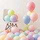 马卡龙气球彩色混装多巴胺加厚无毒儿童周岁生日场景布置装饰汽球
