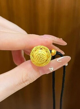 新款金色镂空葫芦吊坠