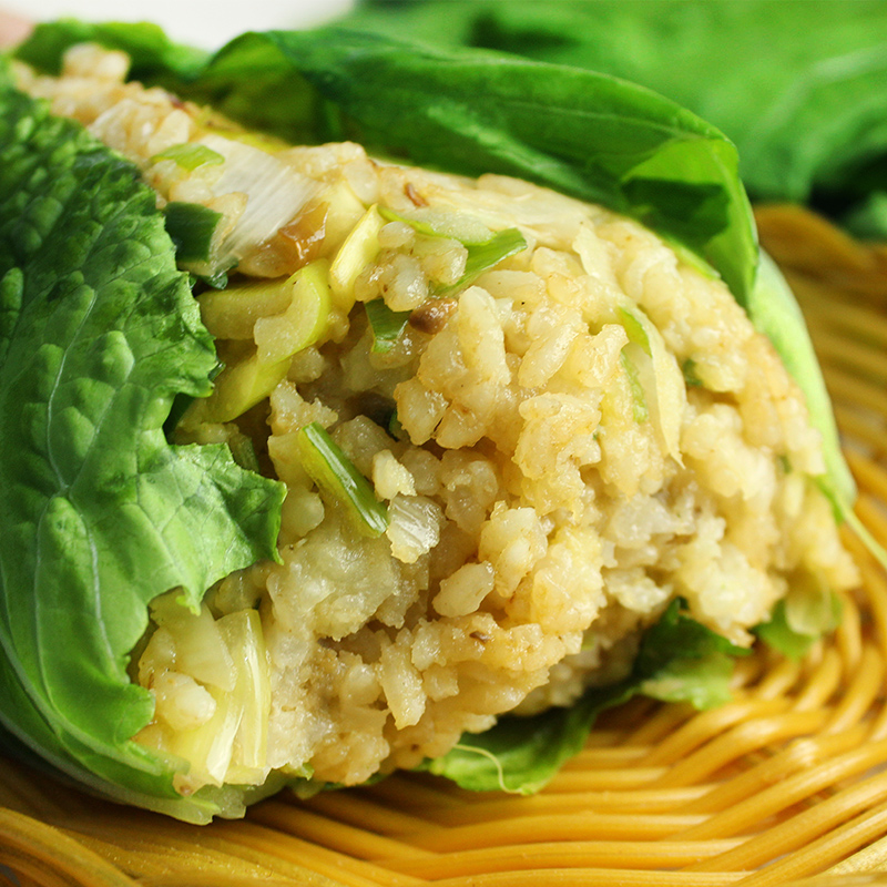 打饭包菜叶东北大白菜叶子即食菜叶蔬菜白菜叶饭包新鲜现摘包邮 - 图2