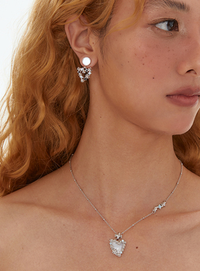 LILIFAN莉莉梵繁星爱心母贝项链