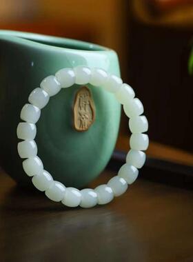 冰晴水色直切手串青海料手串