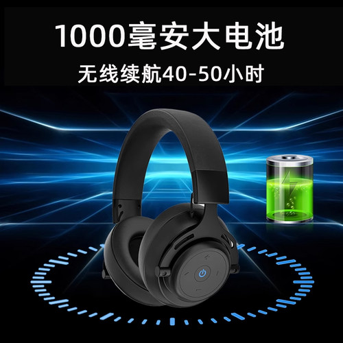 abingo无线头戴式四模电竞耳机蓝牙2.4G超低延迟听声辨位三角洲 - 图2
