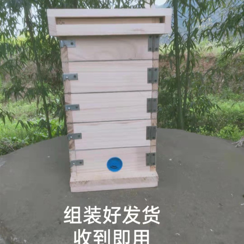 箱子不煮中蜂箱蜡蜂树子x箱桐格木箱子蜜蜂蜂箱养蜂工具