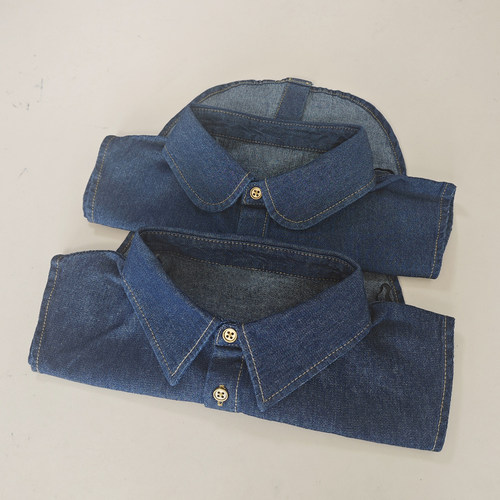 新款水洗牛仔假领子百搭衬衫假衣领内搭痞雅气质搭配衣领毛衣装饰 - 图0