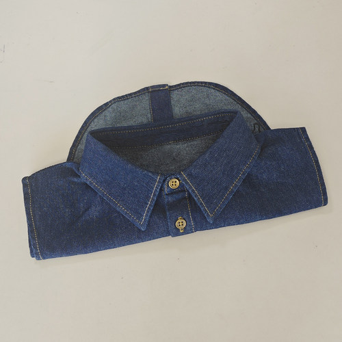 新款水洗牛仔假领子百搭衬衫假衣领内搭痞雅气质搭配衣领毛衣装饰 - 图1