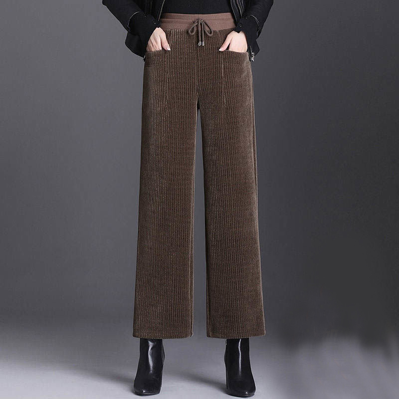 Wide-leg Trendy Pants Women洋气宽松时尚牛仔裤女, Women's Fashion