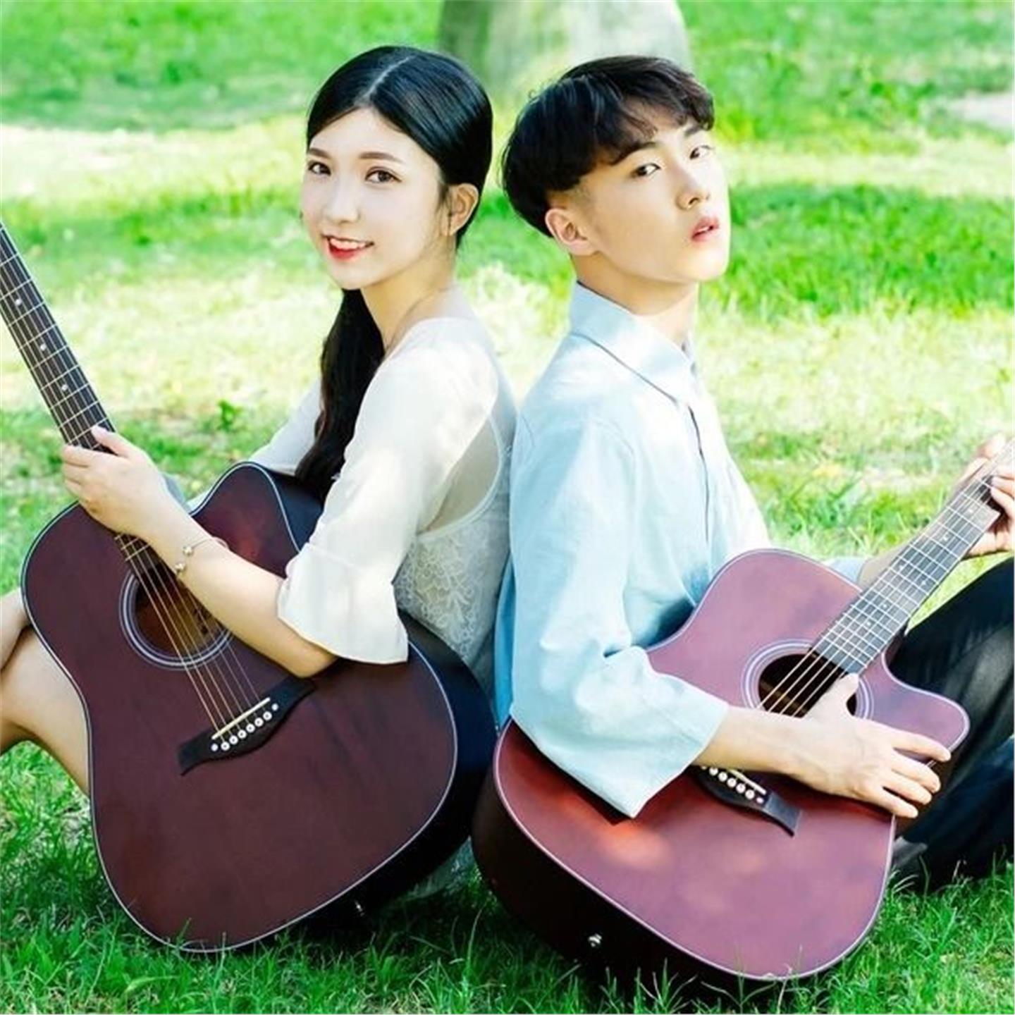 德国进口41寸单板吉他初学者38寸民谣吉他男女练习吉他成人新手入 - 图3