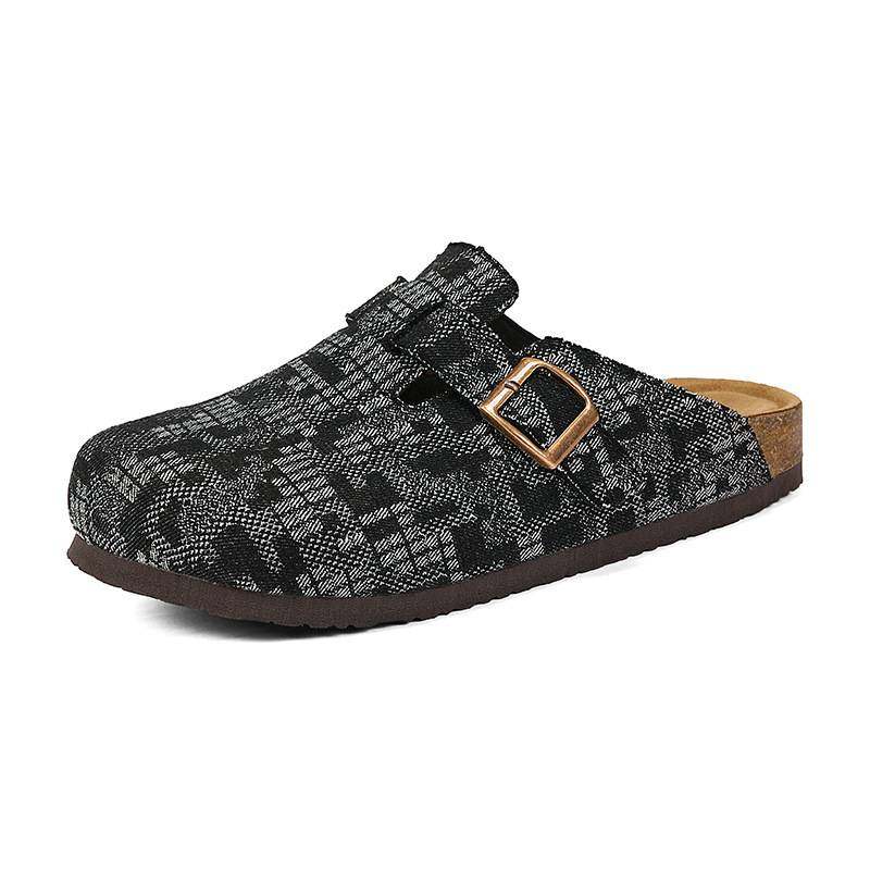 青岛福客来老爹鞋女士爆款侣冬季勃肯鞋男士包头软木底拖鞋女生韩,淘宝优惠券,粉丝福利购,淘宝优惠卷