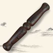 Solid Wood Tai Chi Ruler Wellness Stick Fitness Tangled and Pear Wood Tai Chi Stick Domestic Rolling and Rod Short Stick of the Cane Utiliti